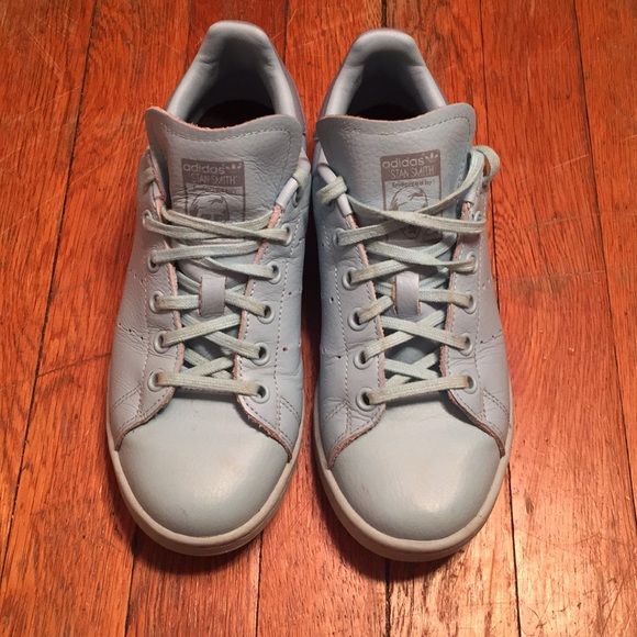 stan smith shoes light blue